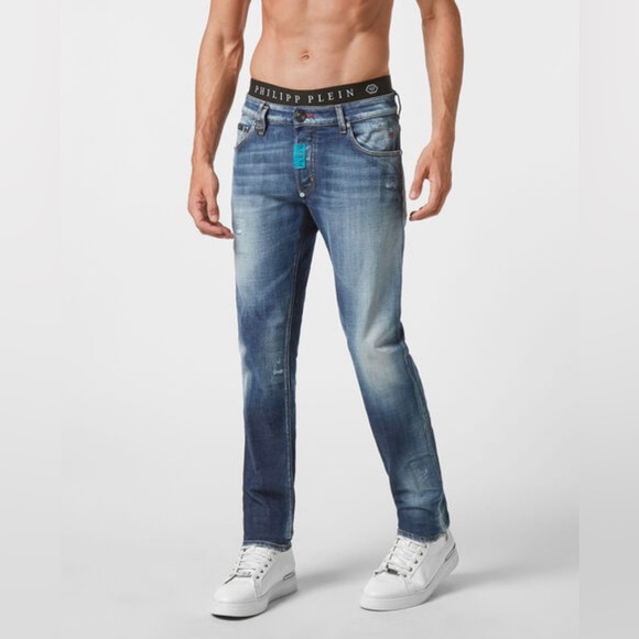 PHILIPP PLEIN jeans HOMME est 1978 limited edition luxury from Switzerland sz 32 - Picture 15 of 15